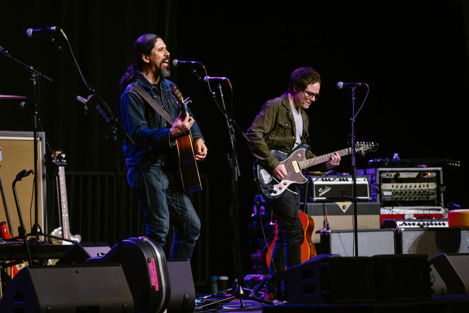 Gregory Adams with Ted Sablay, opening for The Wallflowers. August 2025